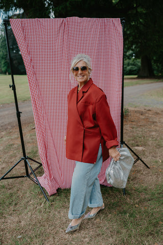 ELLIE BLAZER BURGUNDY