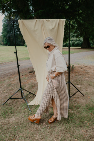 GEORGES VICHY SKIRT