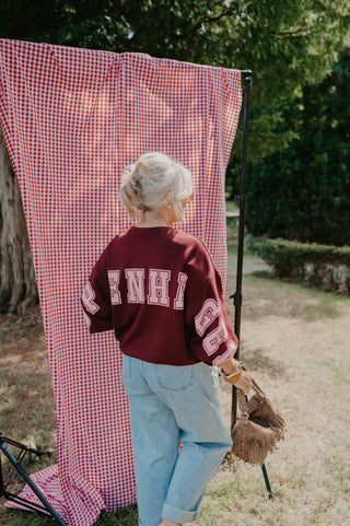 MILES SWEATER 'COPENHAGEN' BURGUNDY