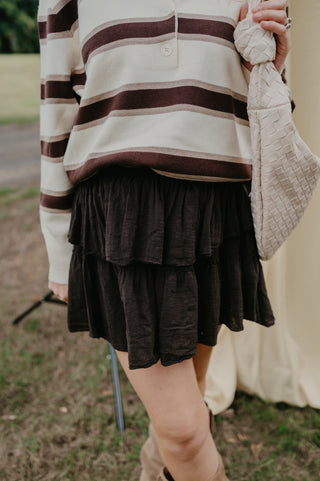 OWEN SKIRT BROWN
