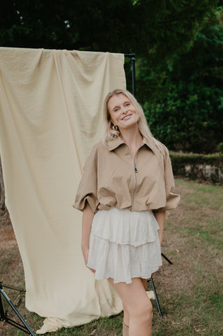 OWEN SKIRT BEIGE