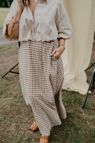 GEORGES VICHY SKIRT