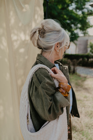 CORA SUEDE JACKET KHAKI