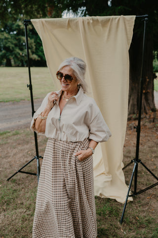 GEORGES VICHY SKIRT