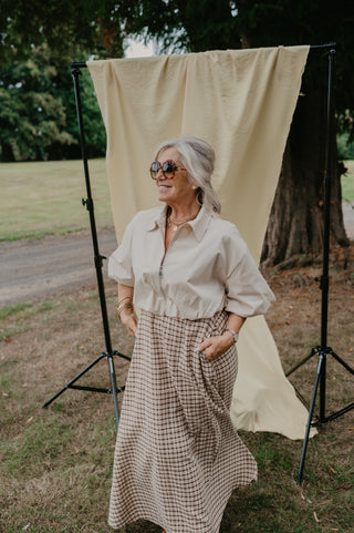 GEORGES VICHY SKIRT