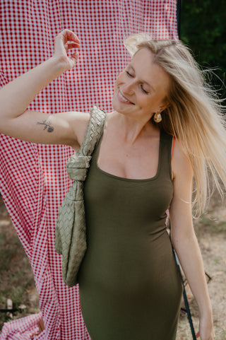 JUNO DRESS KHAKI
