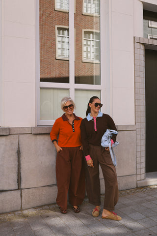 EMMA TROUSERS CHOCO