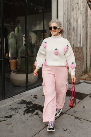 AMY CARGO TROUSERS PINK