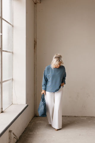 MAX LONGSLEEVE T-SHIRT STRIPES NAVY