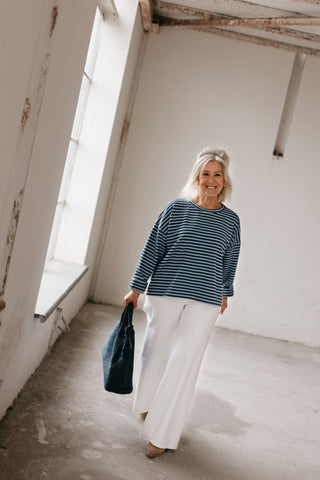 MAX LONGSLEEVE T-SHIRT STRIPES NAVY