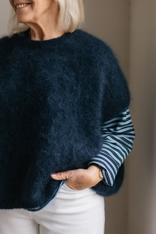 MAX LONGSLEEVE T-SHIRT STRIPES NAVY