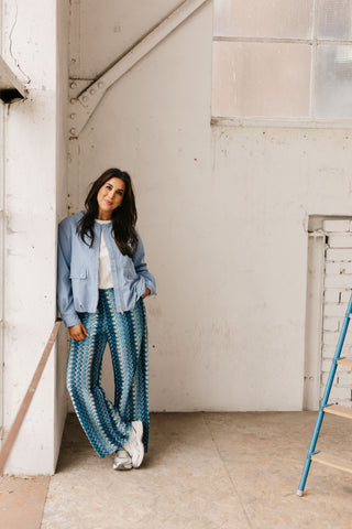 ROMAN BOMBERJACKET BLUE