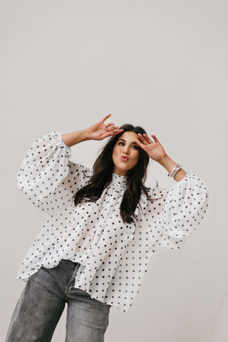 OTIS BLOUSE POLKADOT