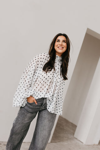 NINA BALLOON JEANS GREY