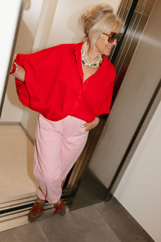 VERA BLOUSE RED
