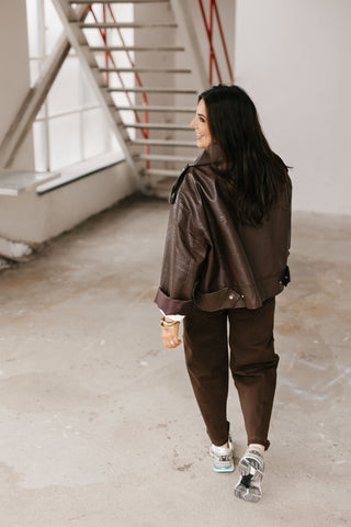 MARIE SEQUIN JEANS BROWN