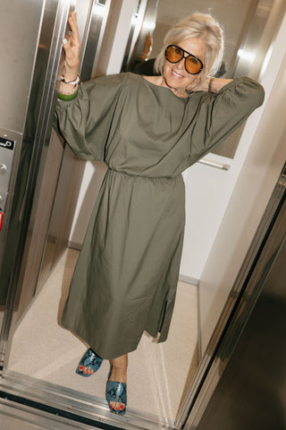 ELIZA DRESS KHAKI