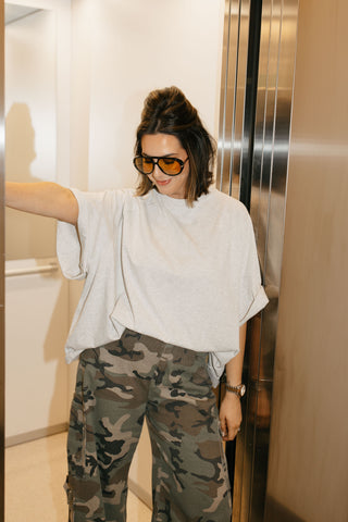 FLORA T-SHIRT GREY