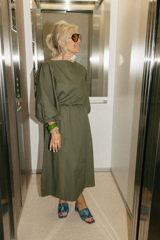 ELIZA DRESS KHAKI