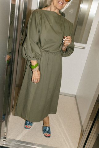 ELIZA DRESS KHAKI