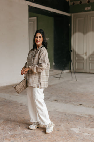 MILA BALLOON JEANS WHITE