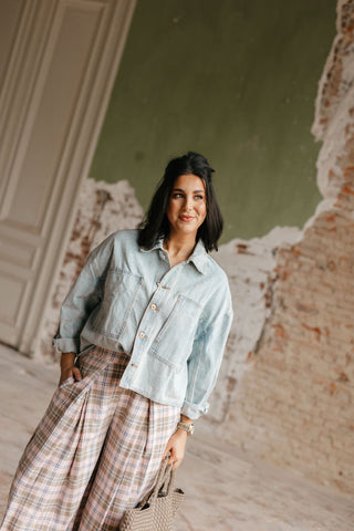MAGGIE CROPPED JACKET JEANS