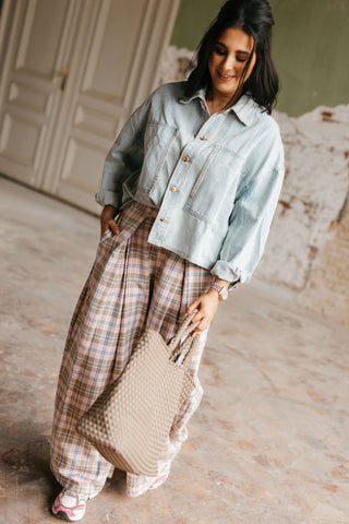 MAGGIE CROPPED JACKET JEANS