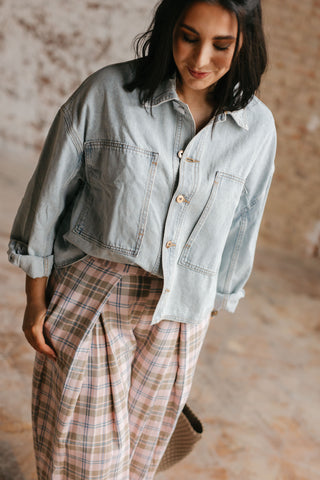 MAGGIE CROPPED JACKET JEANS
