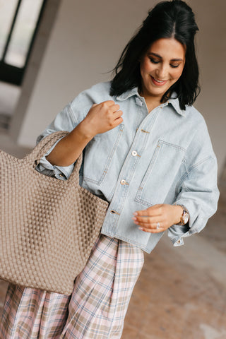 MAGGIE CROPPED JACKET JEANS