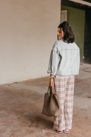 MAGGIE CROPPED JACKET JEANS