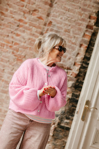 OONA LONGSLEEVE STRIPES PINK/BLUE