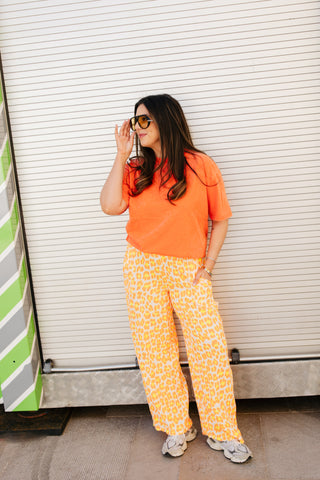 REMI TROUSERS ORANGE / YELLOW