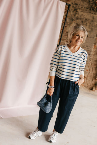 MADDIE TROUSERS NAVY