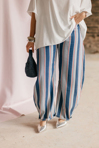 NORA BALLOON JEANS STRIPES