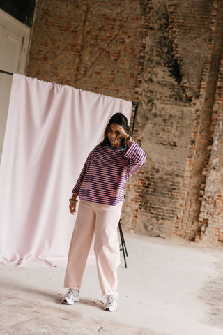 LEWIS LONGSLEEVE STRIPES PURPLE/PINK
