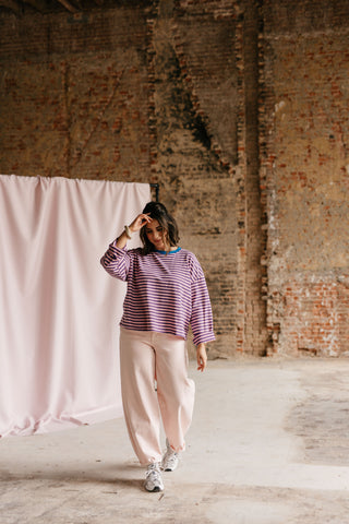 LEWIS LONGSLEEVE STRIPES PURPLE/PINK