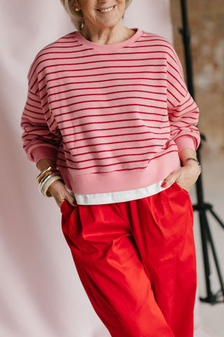 MADDIE TROUSERS RED