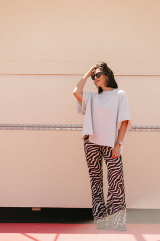 FLORA T-SHIRT GREY