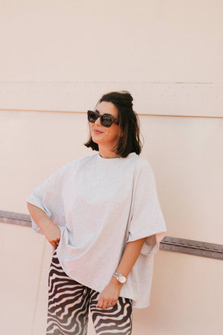 FLORA T-SHIRT GREY