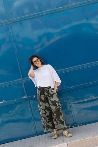 LULA CARGO TROUSERS ARMY