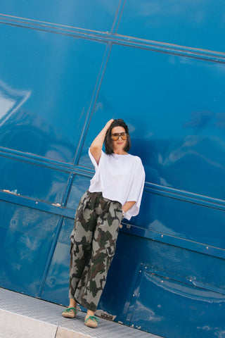 LULA CARGO TROUSERS ARMY