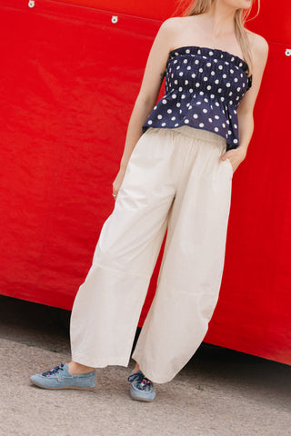 EMMA TROUSERS OFF-WHITE