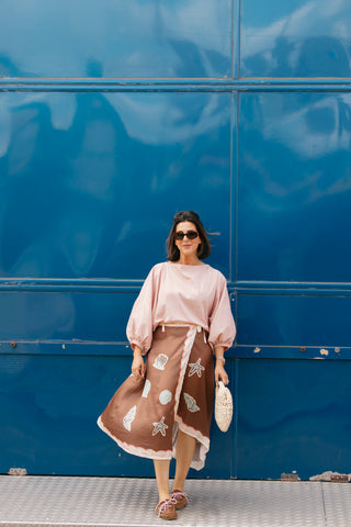 MANON CROPPED BLOUSE PINK