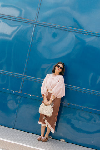 MANON CROPPED BLOUSE PINK