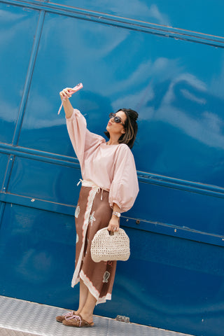MANON CROPPED BLOUSE PINK