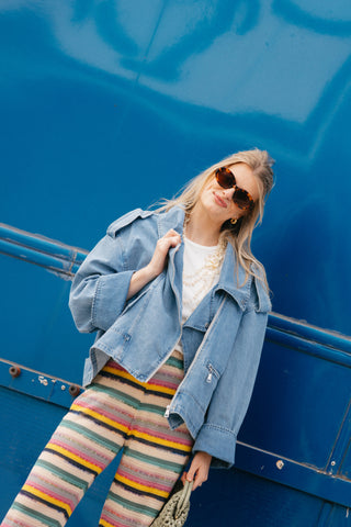 PAULA OVERSIZED JEANSJACKET DENIM