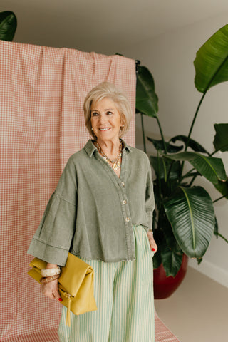 HUGO JEANSHEMD KHAKI