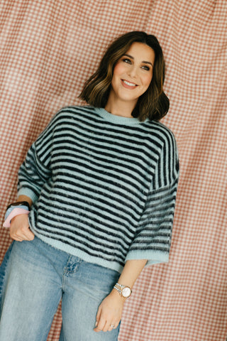 LENA KNIT NAVY/BLUE