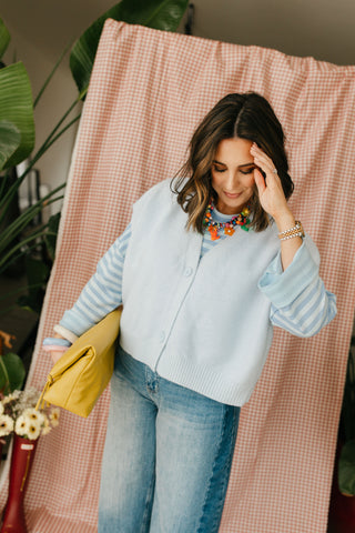 OLIVIA GILET BLUE