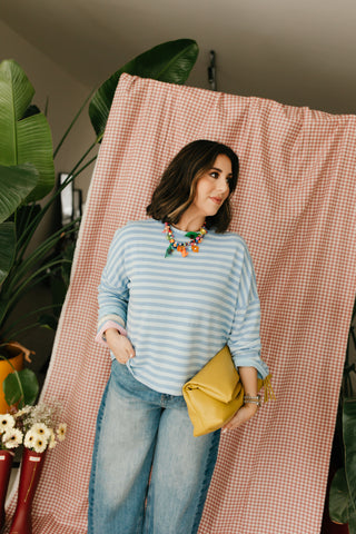 MONA LONGSLEEVE STRIPES BLUE